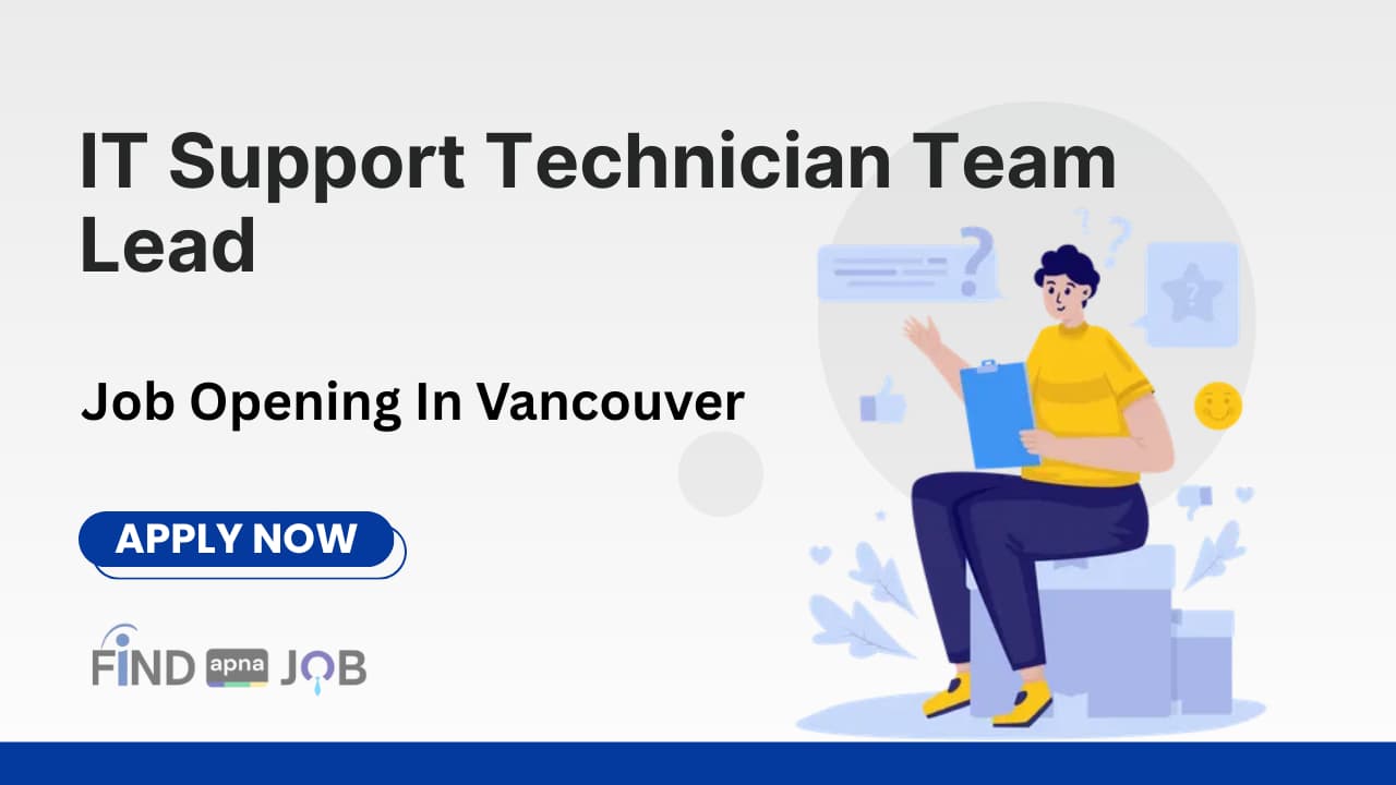 IT Support Technician Team Lead Job