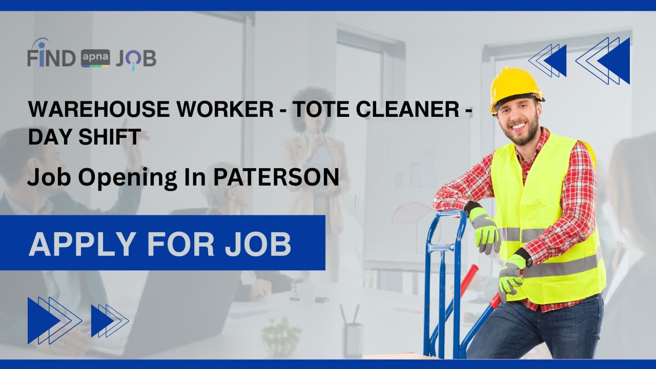 Warehouse Worker - Tote Cleaner - Day Shift Job