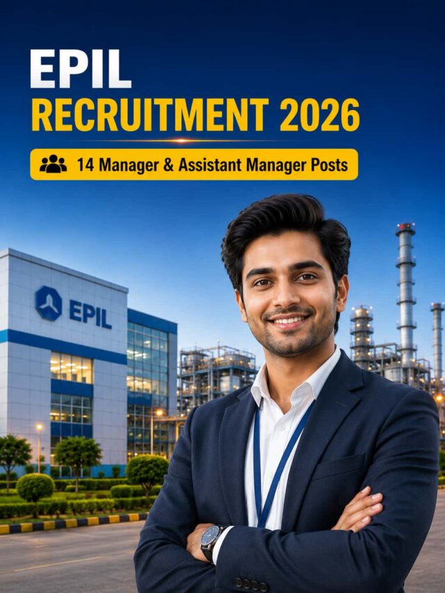 Manager Jobs in EPIL 2026: Salary Up to ₹70,000 Per Month